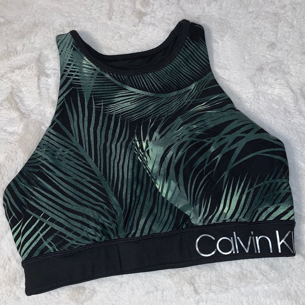 Medium Calvin Klein Performance Strappy Wick Bra - image 1